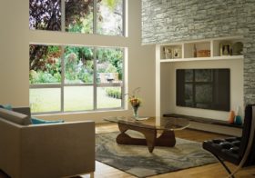 aluminum_021 modern living room windows